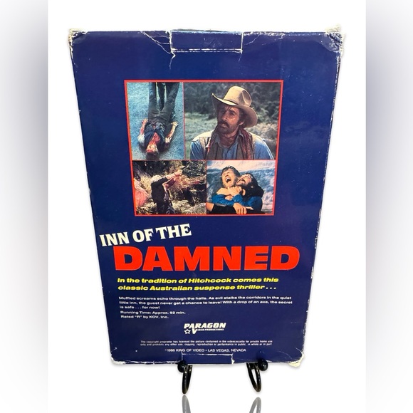 Inn of the Damned: Big Box Paragon Horror VHS: 80’s Horror: GUC: Collectible - Picture 2 of 6